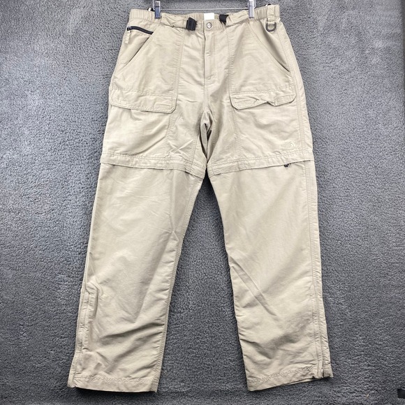 The North‎ Face Convertible Cargo Pants Mens L Hiking Outdoor Nylon - Picture 1 of 16